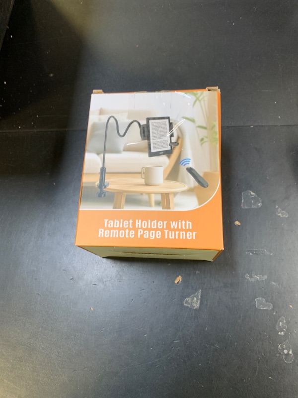 Photo 1 of TeoTeeo Kindle Holder with Remote Page Turner - Read in Bed Without Blocking Text or Adjusting Margins - Reduce Neck Strain - Quiet Page Turning for Kindle, iPad, iPhone