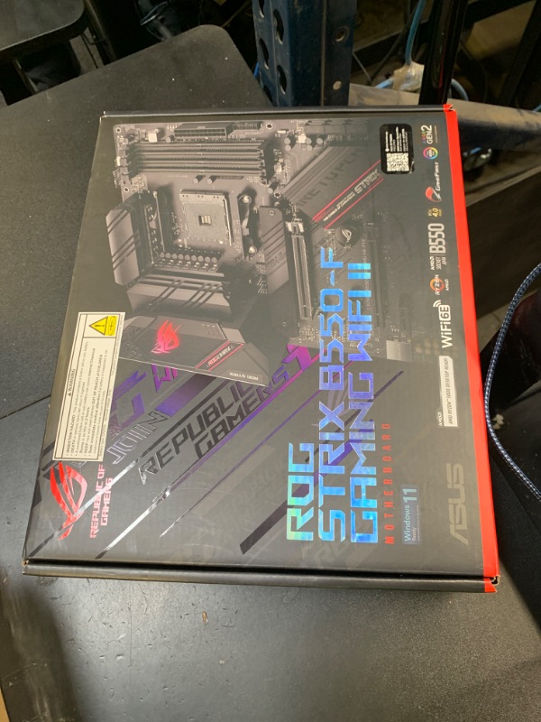 Photo 1 of ASUS ROG Strix B550-F Gaming WiFi II AMD Socket AM4 ATX DDR4 Motherboard