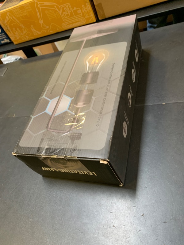 Photo 1 of Floatidea Floating Lamp Levitating Bulb with Wireless Phone Charger Magnetic Floating Bulb 3D Night Light Levitation Table Lamps for Bedroom Decoration Desk Toys Christmas Gifts Decor