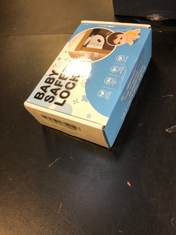 Photo 1 of 10 Pack Magnetic Cabinet Locks for Child Safety, Drawer Locks Baby Proofing, Magnetic Door Safety Locks for Cabinets and Drawers, Easy Installation No Tools Required (10 Pack and 2 Keys)