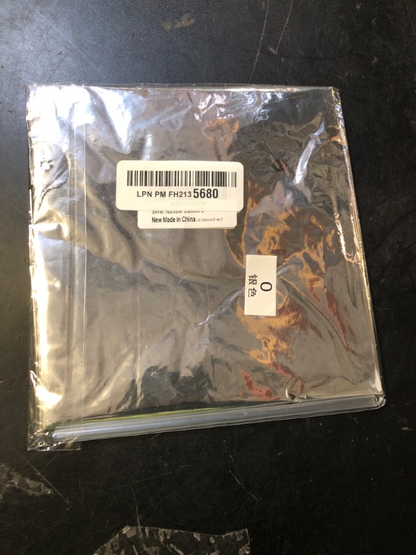 Photo 1 of 0 Balloon - Silver Birthday Number Balloons, 40 Inch Large Foil Balloons for Men Women Boys Girls Silver Themed Birthday Decorations