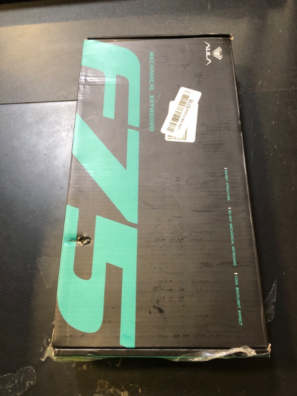 Photo 1 of AULA F75 75% Wireless Mechanical Keyboard, Hot Swappable Creamy Keyboard, Pre-lubed Greywood Switches RGB Backlit Gaming Keyboards, 2.4GHz/Type-C/BT5.0(Cool Black)