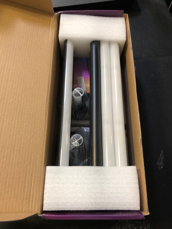 Photo 1 of missing pieces.....*******Miortior Corner Floor Lamp, 2 Pack LED Corner Lamp with App/Remote/Button Control, Smart RGB Floor Lamp with 16 Million DIY Colors & 68+ Scene, Music Sync for Living Room, Bedroom, Gaming Room