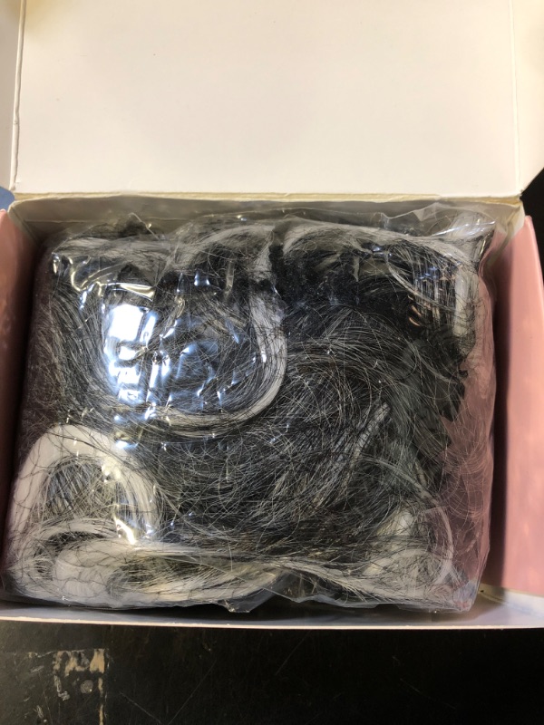 Photo 1 of black and highlight white wig 