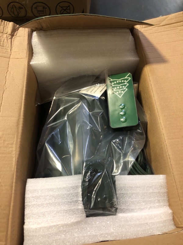 Photo 1 of ?Patent Pending? Musical Rotating Christmas Tree Stand, UL Certified Up to 9ft 120 lb Artificial Christmas Tree with Speaker, Spinning Stand with Remote, Fit for 1.25-2" in Tree Poles - 800W