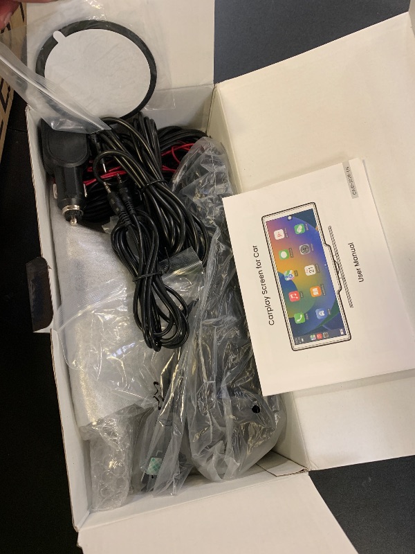 Photo 1 of 10.26" Wireless CarPlay Screen for Car: 4K Dash Cam & 1080P Backup Camera, Portable Touchscreen Car Stereo for Apple Carplay & Android Auto, GPS Navigation, Mirror Link BT FM Voice Control (ADAS)