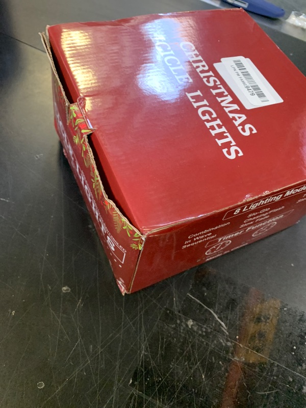 Photo 1 of 1216 LED Christmas Lights Outdoor Waterproof, 99 ft Icicle Lights for Outside, Plug in 8 Modes Timer Twinkle Lights for House Patio Xmas Porch Tree Yard Exterior Decorations, Warm White