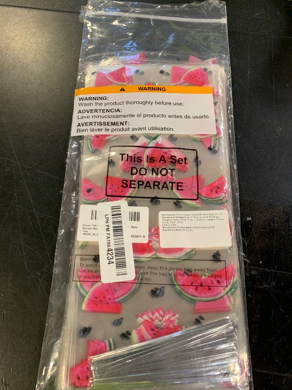 Photo 1 of 100 Pcs Watermelon Treat Bags Cellophane Candy Summer Treat Bags Bulk Watermelon Themed Party Decorations with 100 Silver Twist Ties for Summer Beach Birthday Baby Shower Wedding Party Favors