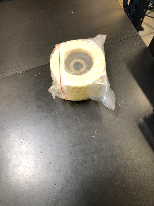 Photo 1 of Metal Polish Wool Flap Disc 4 1/2 Inch Angle Grinder Attachment for Stainless Steel Aluminum Polishing Metal Surface Chrome Finish for Cars, Trucks, SUVs, RVs, Motorcycles - 5 Pack