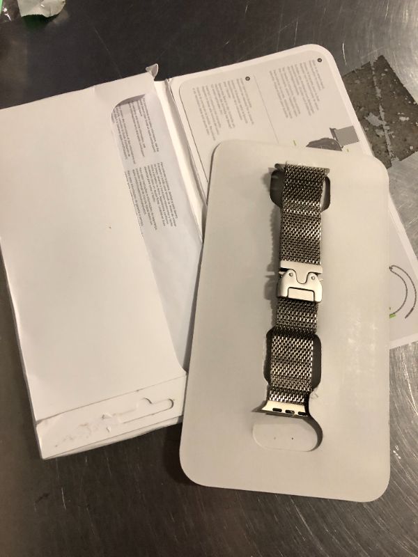 Photo 1 of Apple Watch Band - Milanese Loop (49mm) - Natural - Medium
