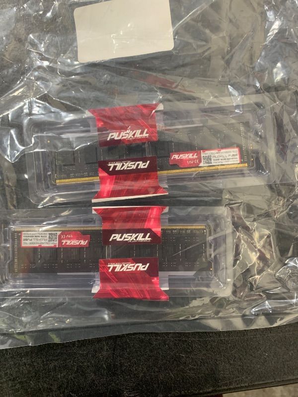 Photo 1 of PUSKILL DDR5 RAM 32GB Kit (2x16GB) 4800MHz CL38 Desktop Memory - Plug & Play for Intel & AMD Ryzen 7000