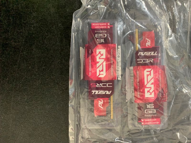Photo 1 of PUSKILL DDR5 RAM 32GB Kit (2x16GB) 4800MHz CL38 Desktop Memory - Plug & Play for Intel & AMD Ryzen 7000