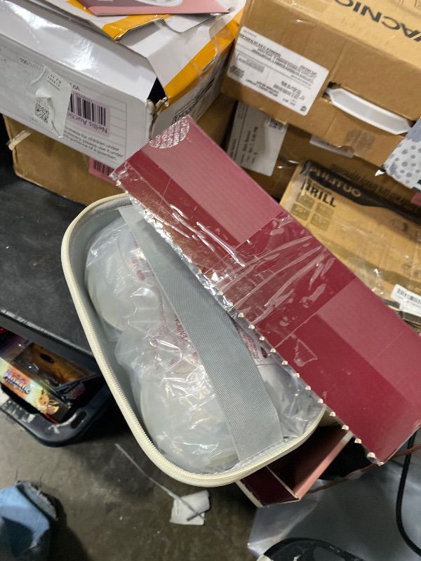 Photo 3 of Momcozy M5 Smart APP Controlled Wearable Breast Pump, Hands-Free Wireless Electric Pump, 3 Modes 9 Suction Levels, BPA-Free, Portable Lightweight, 24mm Flange, 2-Pack Cozy Red