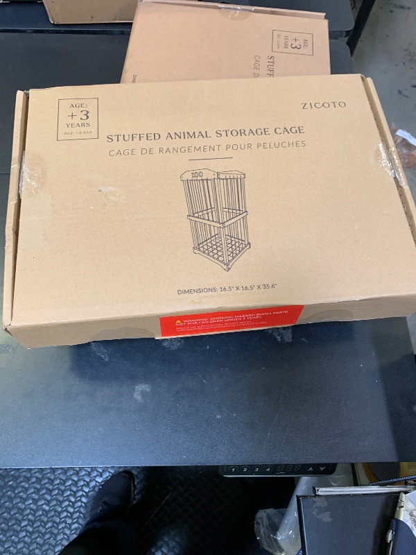 Photo 2 of Wooden Stuffed Animal Storage for Kids – Large Toy Storage Organizer & Holder for Your Kids Playroom or Nursery – Easy to Assemble Stuffed Animal Zoo That Keeps Plush Friends Ready for Snuggles