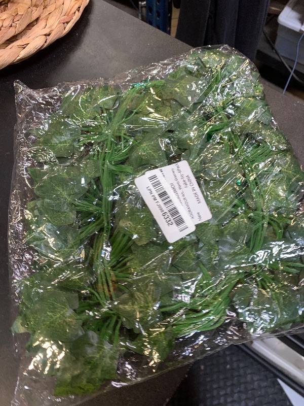 Photo 1 of 12 Pack 86Ft Fake Plants Artificial Vines for Room Decor, Faux ivy Greenery Garland for Home teen girls bedroom living Aesthetic Farmhouse Dorm Wall Decoration, Wedding Easter Christmas Party Gift