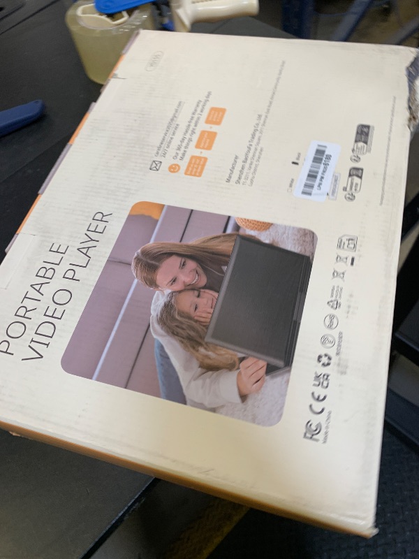 Photo 1 of 17.5" Portable DVD Player with 15.6" HD Swivel Screen, 6 Hours Rechargeable Battery, Supports USB/SD/TV Sync and Multiple Disc Formats, Dual Stereo Speakers, Car Charger, Remote Control (No Blu-Ray)