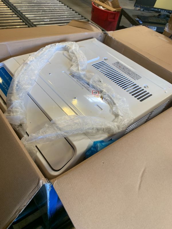 Photo 1 of *SEE CLERK NOTES* Midea 8,000 BTU Smart Inverter Air Conditioner Window Unit with Heat and Dehumidifier – Cools up to 350 Sq. Ft., Energy Star Rated, Quiet Operation, Electronic Controls, Remote Control, White