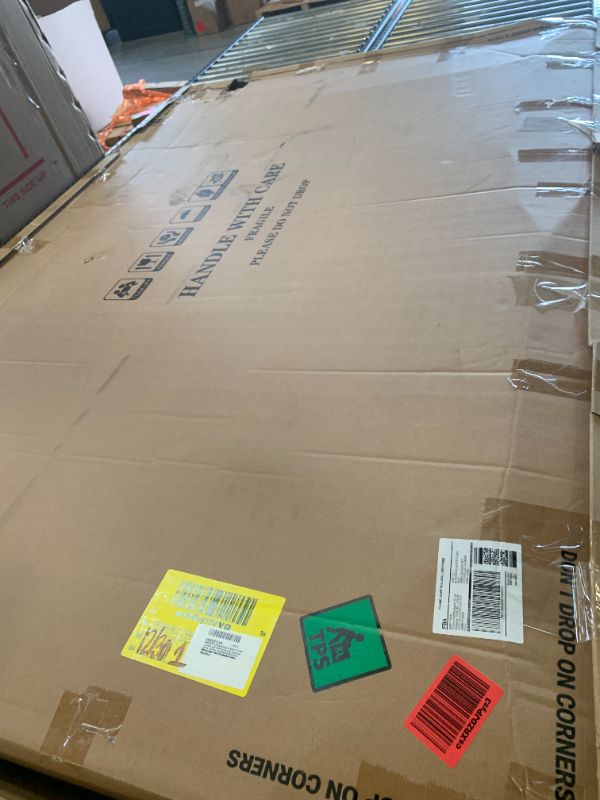 Photo 1 of INNOVART Enclosed Bulletin Board 72”x48”, Lockable Cork Noticeboard with Aluminum Frame, Outdoor Enclosed Bulletin Board Weatherproof, Wall Display Case with Swing-Open Door Information Cabinet