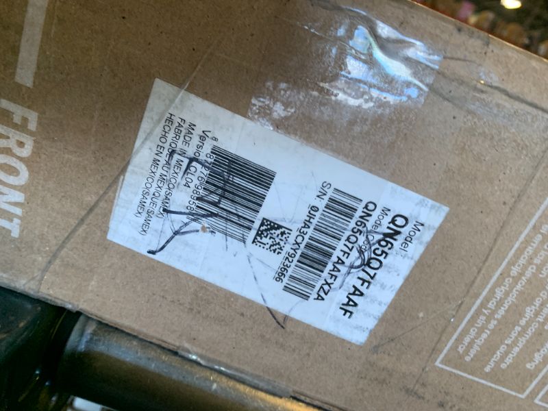 Photo 1 of Samsung 65-Inch Class QLED Q7F Series Samsung Vision AI Smart TV (2025 Model, 65Q7F) Quantum HDR, Object Tracking Sound Lite, Q4 AI Gen1 Processor, 4K upscaling, Gaming Hub, Alexa Built-in (for parts screen is also cracked) PARTS ONLY