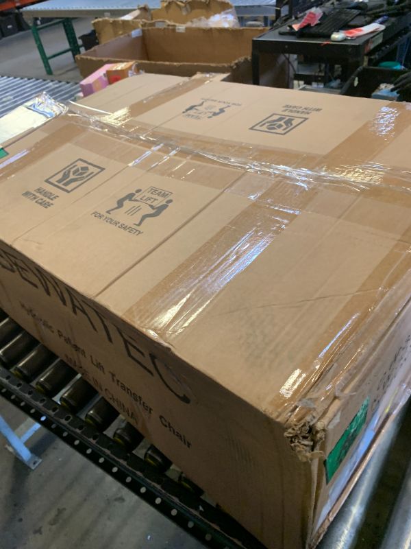 Photo 1 of Patient Lift Transfer Chair - Portable Folding Transfer Lift Chair for Home Seniors and Adults, Disabled