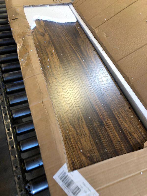 Photo 1 of missing pieces---------------------LITTLE TREE 47 Inches Console Table, Sofa Table with Storage, Modern Entryway Table for Hallway, Narrow Long Sofa Entryway Table for Living Room, Brown