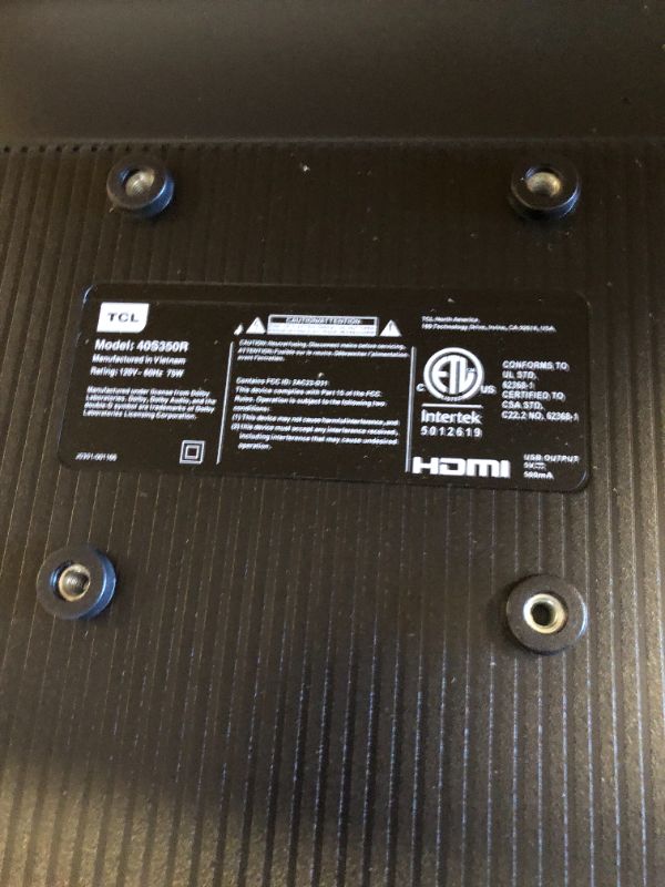 Photo 1 of TCL 40-Inch Class S3 1080p LED Smart TV with Roku TV (40S350R, 2023 Model), Compatible with Alexa, Google Assistant, and Apple HomeKit Compatibility, Streaming FHD Television,Black