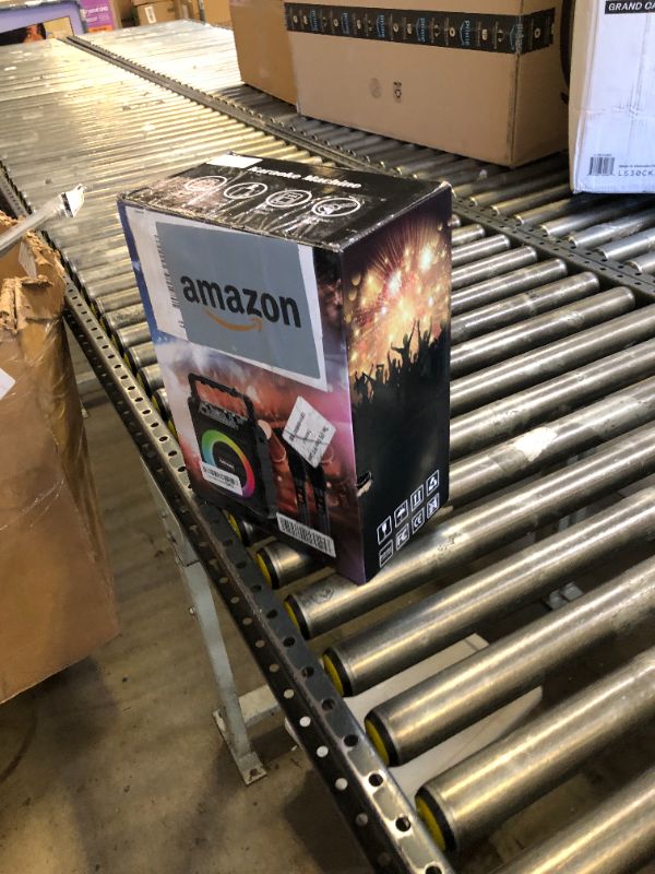 Photo 1 of Karaoke Machine for Adults - Portable Bluetooth Karaoke Speaker with Two Wireless Microphones, PA System Speaker Supports TF Card/USB, AUX in, REC, Bass & Treble for Party/Meeting