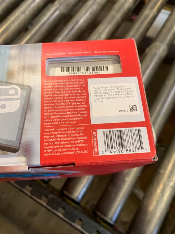 Photo 1 of Nintendo Switch™ with Neon Blue and Neon Red Joy?Con™