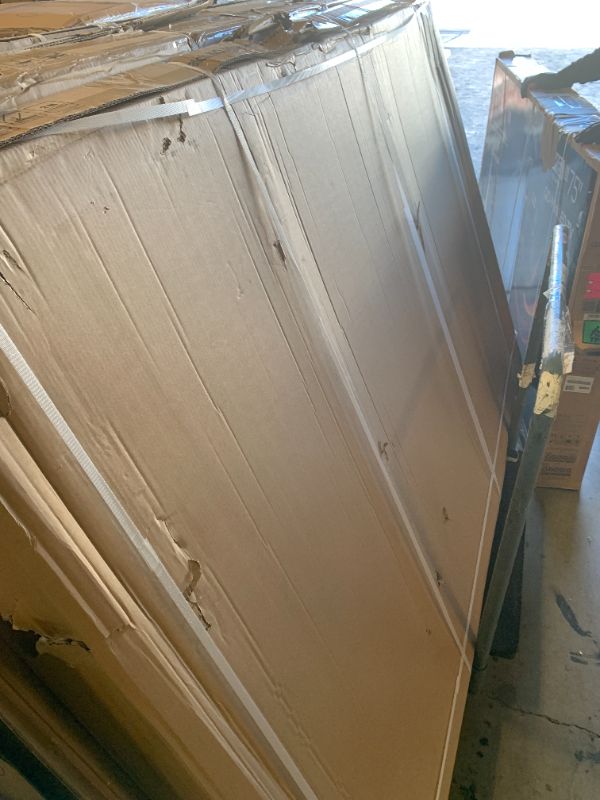 Photo 1 of 48"×74" Fixed Glass Shower Panel, Bathroom Shower Doors 5/16"(8mm) Thick Clear Tempered Glass Panel, Matte Black Frameless Shower Door