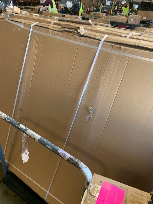 Photo 1 of 48"×74" Fixed Glass Shower Panel, Bathroom Shower Doors 5/16"(8mm) Thick Clear Tempered Glass Panel, Matte Black Frameless Shower Door