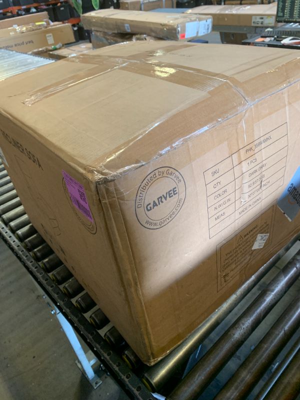 Photo 1 of Garvee Recliner Chair for Adults Lazy Reclining Chair Ergonomic Adjustable Single Sofa Enhanced with Side Pocket Tall Back Wide Arms and Seat Home Theater Seating for Living Room Dark Grey
