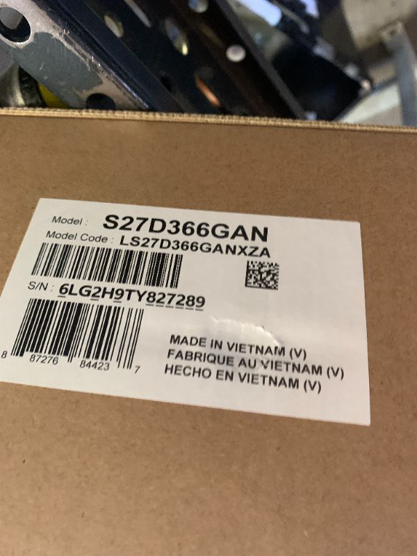 Photo 1 of Samsung 27" Essential S3 (S36GD) Series FHD 1800R Curved Computer Monitor, 100Hz, Game Mode, Advanced Eye Comfort, HDMI and D-sub Ports, LS27D366GANXZA, 2024