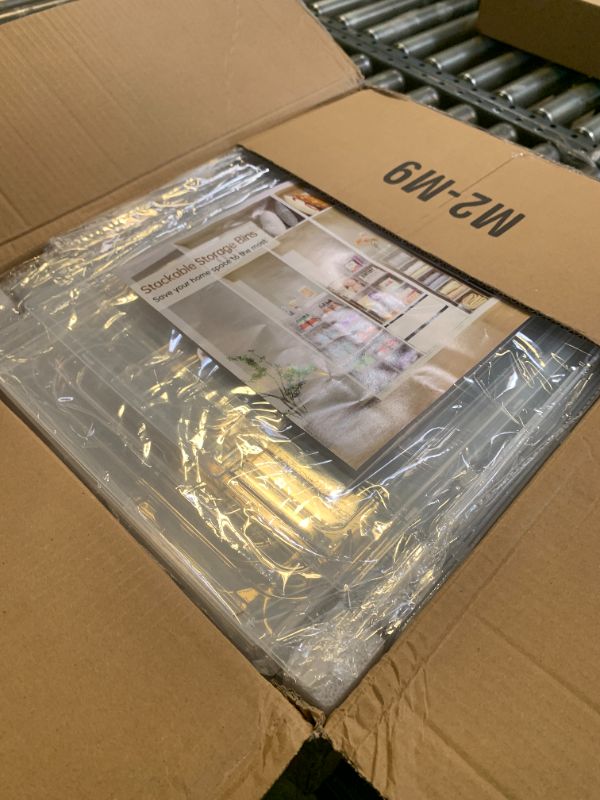 Photo 1 of 12 Pack Thicken & Sturdy Clear Shoe Storage Organizer with Magnetic Door, Shoe Boxes Clear Plastic Stackable for Closet, Shoe Rack for Sneaker Boot Container, Shoe Cabinet Fit up to US Size 12