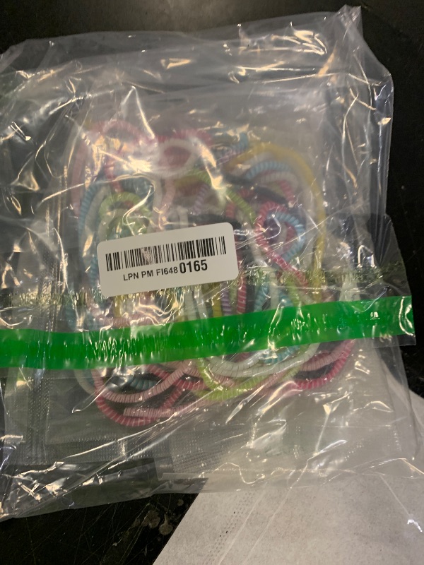 Photo 1 of 10 Pcs Spiral Cable Protector, Multicolor Charger Protector from Pets No Chew The Cable, Headphone Charger Saver, Data Cables Protective Sleeve