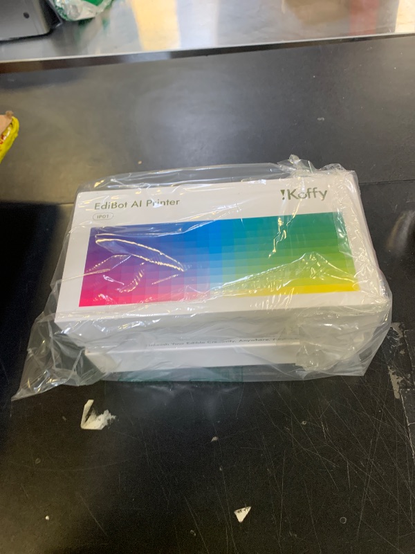 Photo 1 of iKoffy EdiBot, AI-Powered Portable Full-Color Food Printer, for Latte Art, Macaron Cookie DIY & Cake Decoration