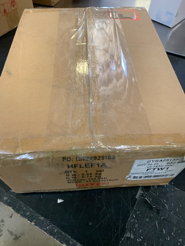 Photo 1 of EDISHINE 68" Arc Floor Lamp with Table, Vintage Standing Lamp for Living Room with Tray, Height Adjustable, 5 Color Temperatures LED Bulb Included, Beige Shade, for Bedroom Office, Wood Grain