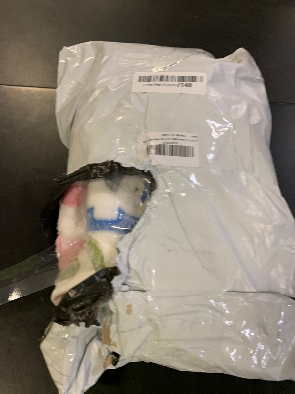 Photo 1 of 1 Pack 3 Blankets Super Soft Fluffy Premium Fleece Pet Blanket Flannel Paw Printed Throw for Dog Puppy Cat (Medium 30x20'', Pink, Yellow, Blue)