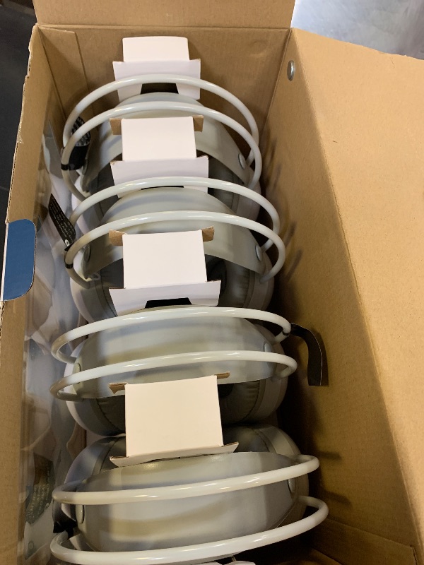 Photo 1 of Brookstone Wireless Silent Disco Headphones, Multicolor LED Lights, Bluetooth 5.0, Up to 10 Hours of Playtime, 4 Pack