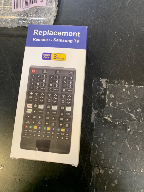 Photo 1 of (Pack of 3) Replacement for Samsung TV Remote Control, Universal Compatible with All Samsung LCD LED HDTV 3D Smart TVs