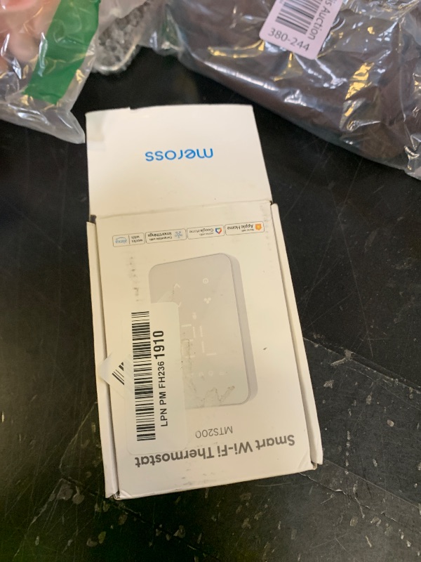 Photo 1 of meross Smart Thermostat for Electric Baseboard and in-Wall Heaters Work with HomeKit, Alexa and Google Home, 120V-240V Wi-Fi Programmable Thermostat with Easy Install, Energy Saving, 4 Wires Needed