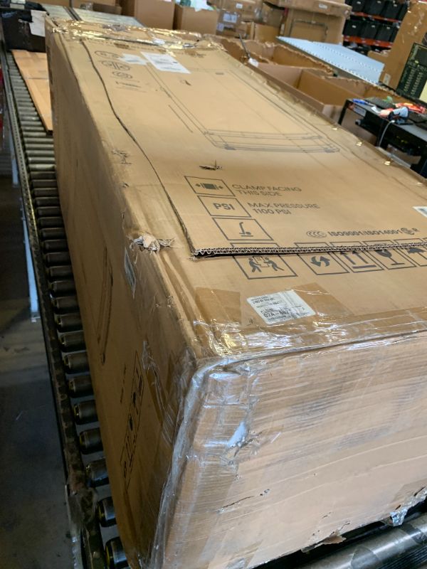 Photo 1 of **NONFUNCTIONAL, SOLD FOR PARTS** GRS Commercial Display Refrigerator with Glass Door - Beverage Cooler, Wine Fridge & Drink Fridge with Adjustable Shelves - Freestanding Beverage Refrigerator for Stores and Bars - 8.5 Cu. Ft, Black