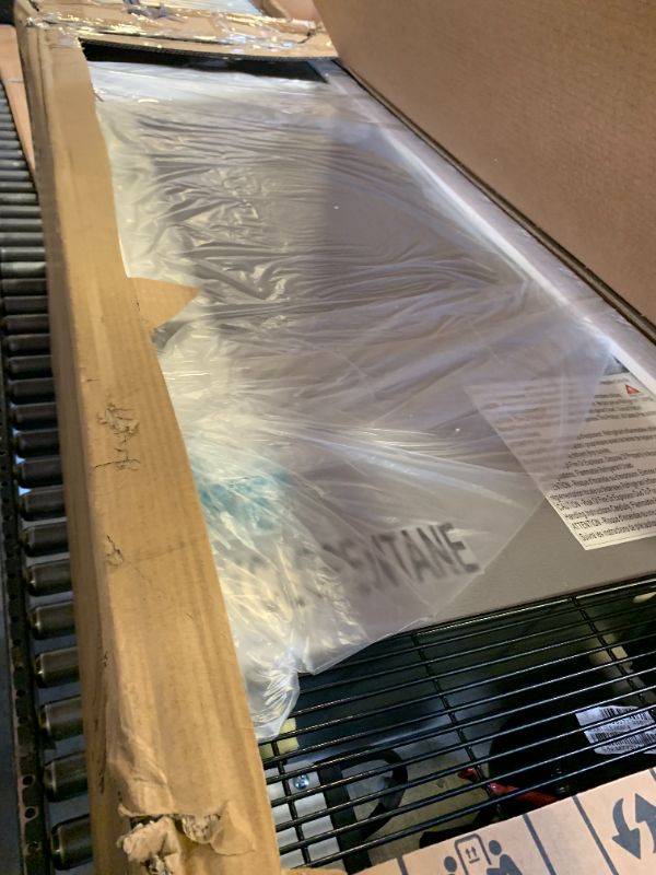 Photo 1 of **NONFUNCTIONAL, SOLD FOR PARTS** GRS Commercial Display Refrigerator with Glass Door - Beverage Cooler, Wine Fridge & Drink Fridge with Adjustable Shelves - Freestanding Beverage Refrigerator for Stores and Bars - 8.5 Cu. Ft, Black