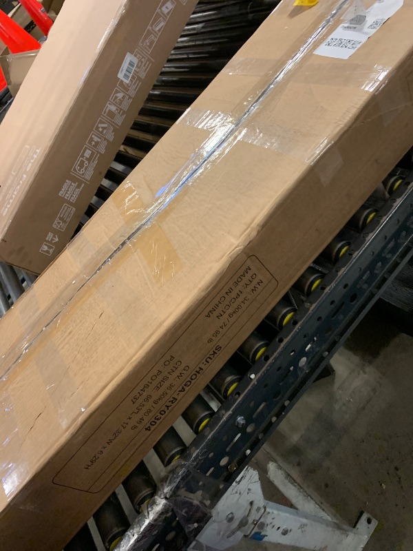 Photo 1 of LITTLE TREE 63-Inch Black Console Table for Entryway, Narrow Long Wooden Entry Table for Living Room, Hallway, Sofa, Entrance, Foyer, Behind Couch with 2-Tier Storage Shelves