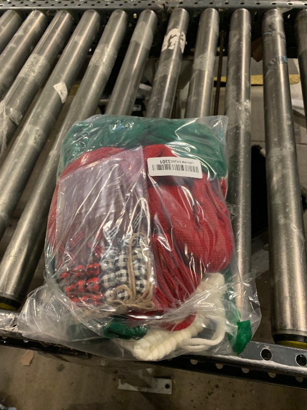 Photo 1 of 6PACK LumaBria18Inch Cable Knitted Personalized Christmas Stockings, Personalized Hanging Stockings for Holiday Party, Christmas Tree, and Family Home Decor in Red, White, Green