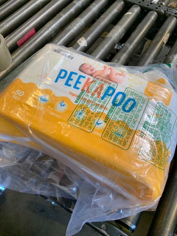 Photo 2 of Peekapoo - The Original Disposable Baby Changing Pad Liners – 50 Pack | Super Soft, Waterproof, Ultra Absorbent | Portable, Travel-Friendly, Mess-Free Diaper Changes Anywhere