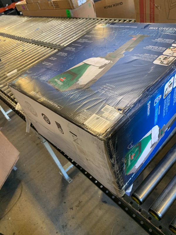 Photo 1 of BISSELL® Big Green® Professional Carpet Cleaner with XL DirtLifter PowerBrush, 9-inch Long Reach Hose, 6-inch Tough Stain Tool, Includes BISSELL PRO MAX Formula with Stain Protect Technology