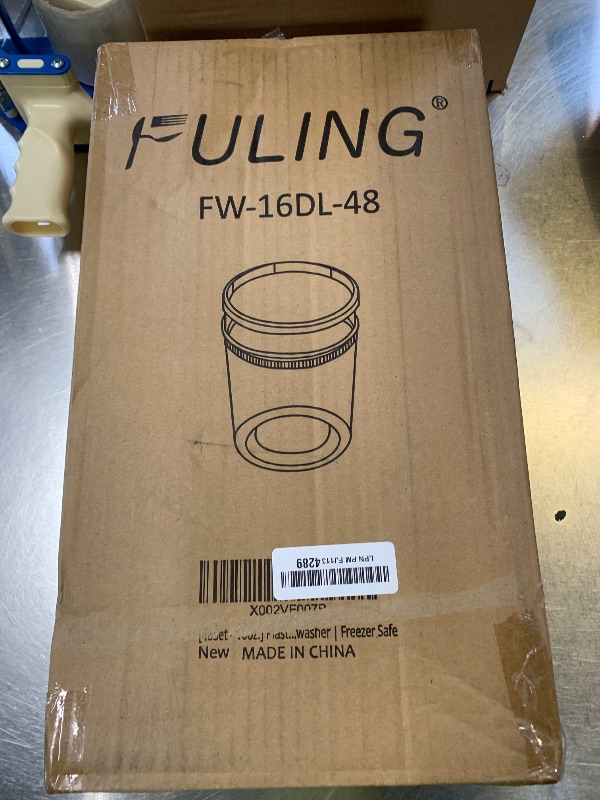 Photo 1 of [48Set - 16oz.] Plastic Deli Food Storage Containers With Plastic Lids, Disposable togo containers for soup, Meal Prep, Slime | BPA Free | Stackable | Leakproof | Microwave | Dishwasher | Freezer Safe