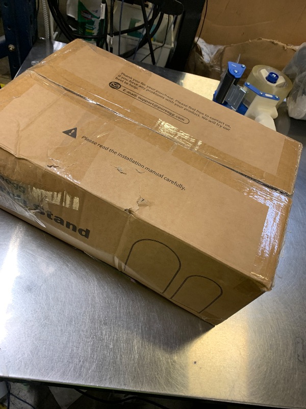 Photo 1 of **Missing parts---PARTIAL SET**Pureegg Metal Arch Backdrop Stand Set - Set of 2 (7.2ft/6.0ft), Gold Wedding Stand with Stable Base, Elegant Backdrop Cover for Party, Birthday, Baby Shower, Graduation, Easy to Assemble