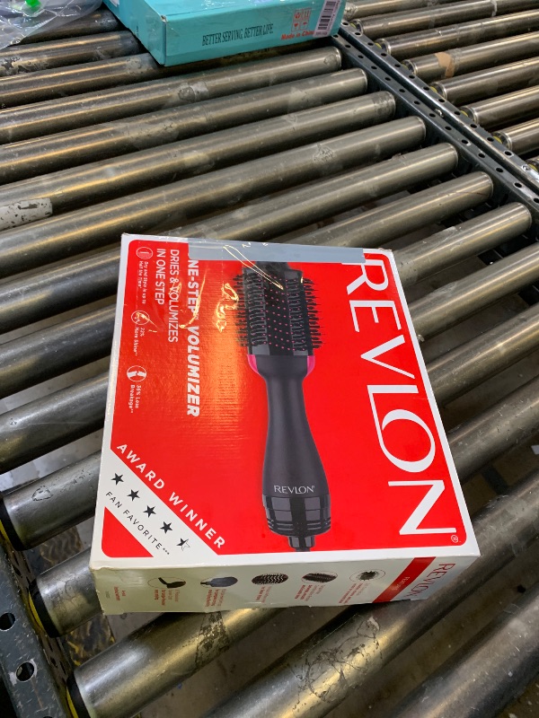 Photo 1 of REVLON One-Step Volumizer Hair Dryer and Styler | Less Frizz, More Shine, and Less Heat Damage for Fast and Easy Salon-Style Blowouts, for All Hair Types and Lengths (Black)