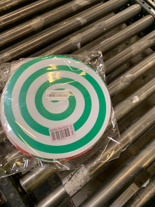 Photo 1 of 12 Pcs 12 Inch/10 Inch Large Christmas Decorations Outdoor Double Sided Christmas Yard Hanging Ornaments Holiday Porch Lawn Candy Hanging Decorations for Xmas Tree Porch Yard Decor